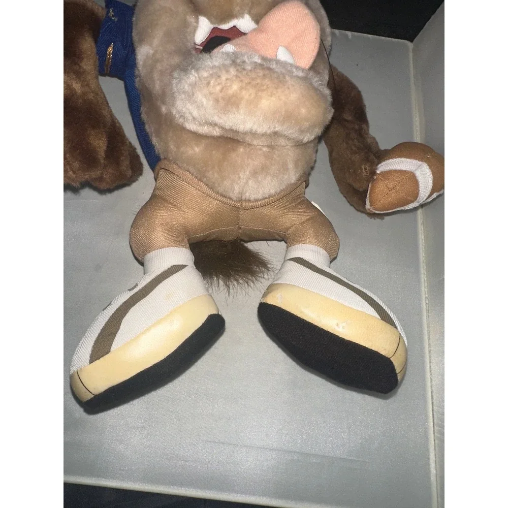 Vintage Looney Tunes Taz Football Plush Tasmanian Devil 00 Jersey 11 Inch